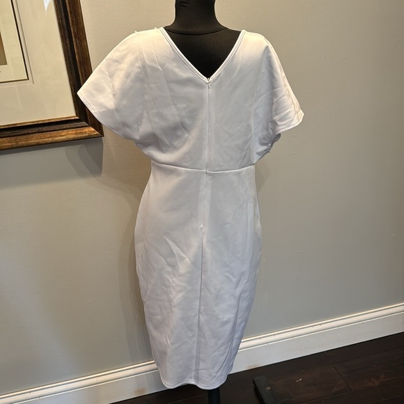 Pearl and white midi dress nwot - Picture 5 of 9